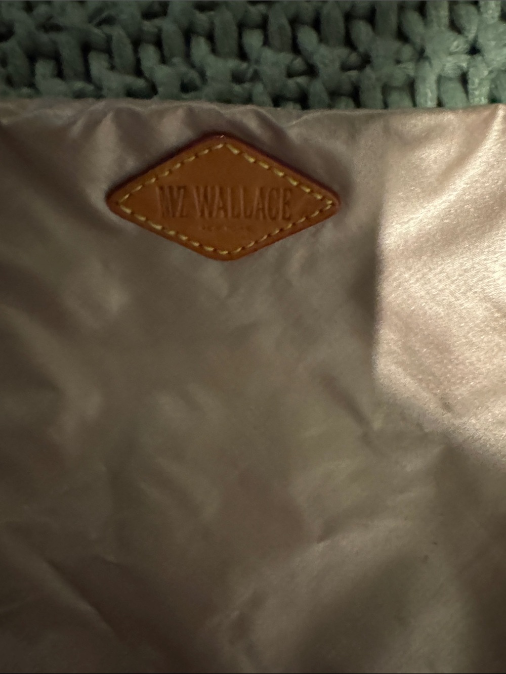 MZ Wallace Pink Blush Metallic Tote with detachable zipper pouch - Picture 4 of 9
